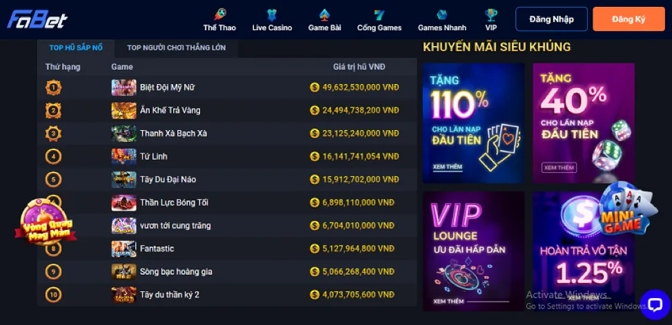 Slot game và nổ hũ ta888 code